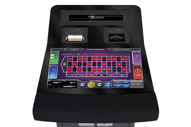 SHFL Fusion terminal for remote roulette and baccarat