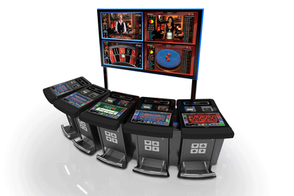 Terminals for remote game connection for roulette, baccarat and punto banco