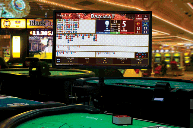 i-Score Baccarat display/monitor for results, scores, trends, predictor